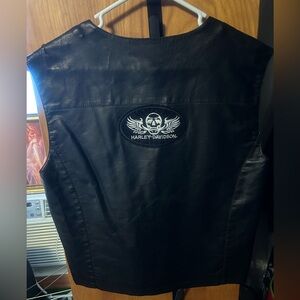 Harley-Davidson Black Vest with Logo Patch